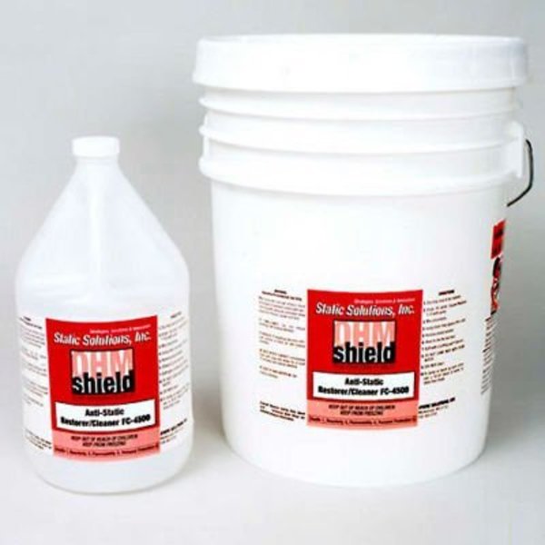Static Solutions Inc Static Solutions Concentrated Floor Cleaner, Gallon Bottle, 4 Bottles - FC-4500 FC-4500